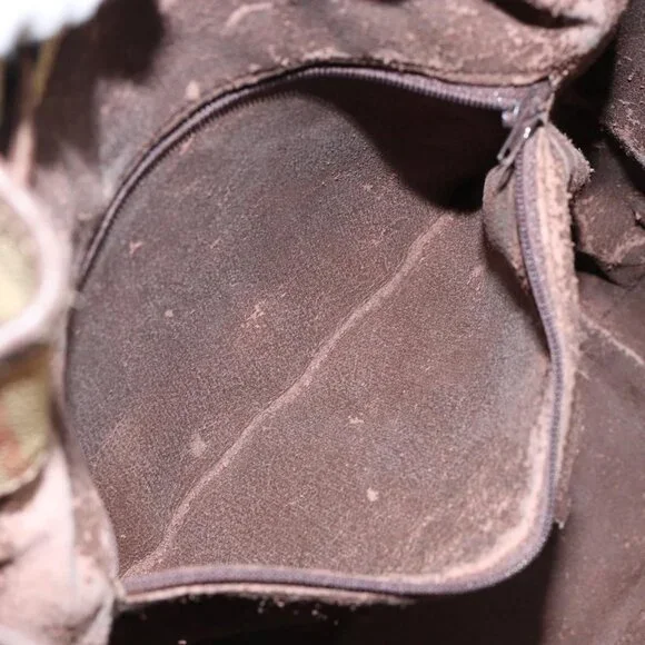 Authentic Burberrys Nova Check Shoulder Bag PVC Beige Gold - Picture 4 of 16